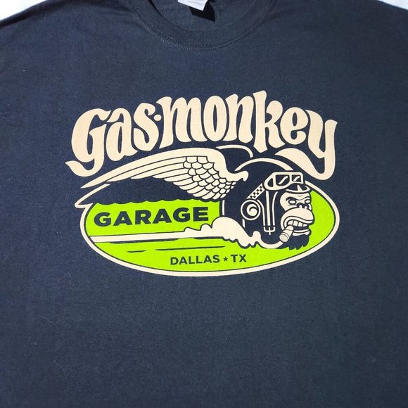 Gas Monkey Garage Shirt Men's XL Short Sleeve Crew Neck T Shirt Black Gi… - Picture 3 of 10